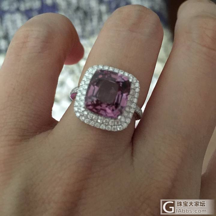 紫红尖晶_戒指尖晶石