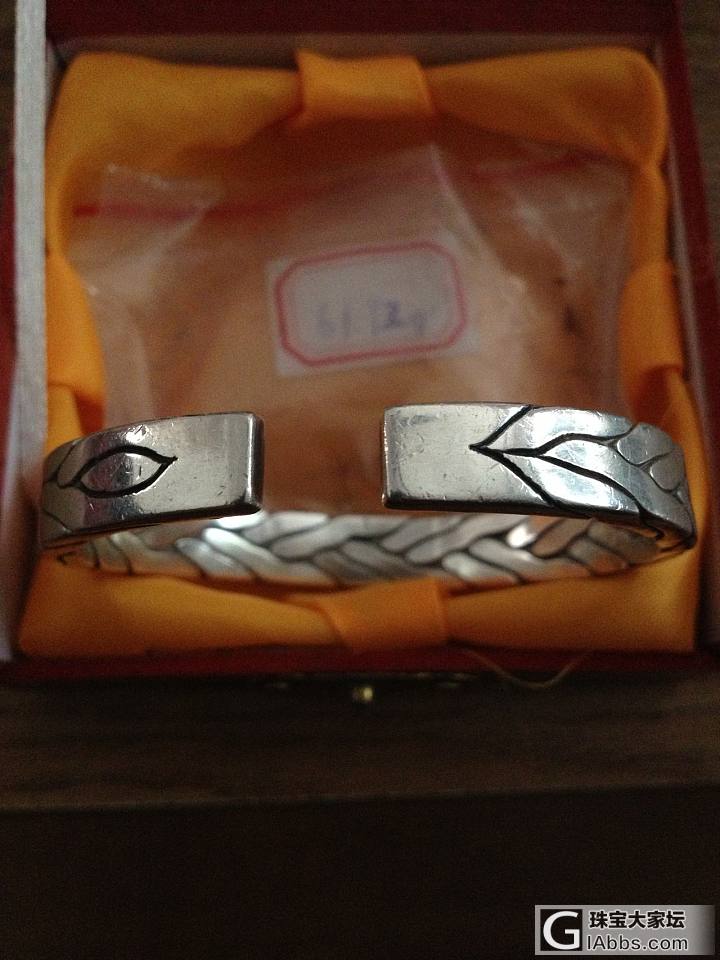 转络丝银手镯_手镯银