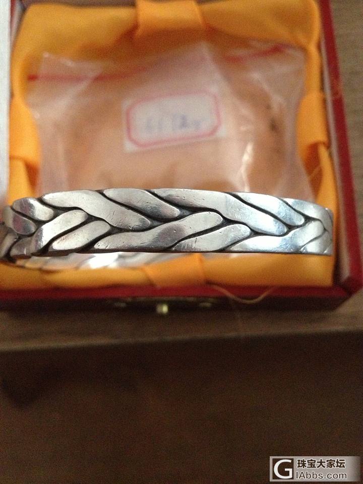 转络丝银手镯_手镯银