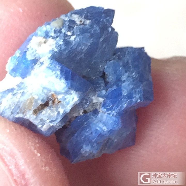 尖晶石贵族，越南钴尖晶石晶体（附送越南陆安市场图片）_原石尖晶石