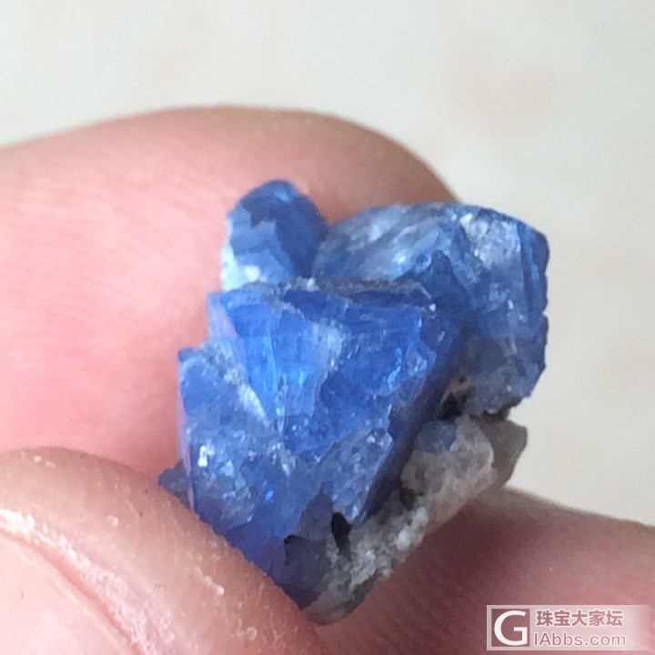 尖晶石贵族，越南钴尖晶石晶体（附送越南陆安市场图片）_原石尖晶石