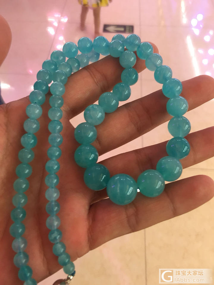 天河石塔链美美_珠串天河石