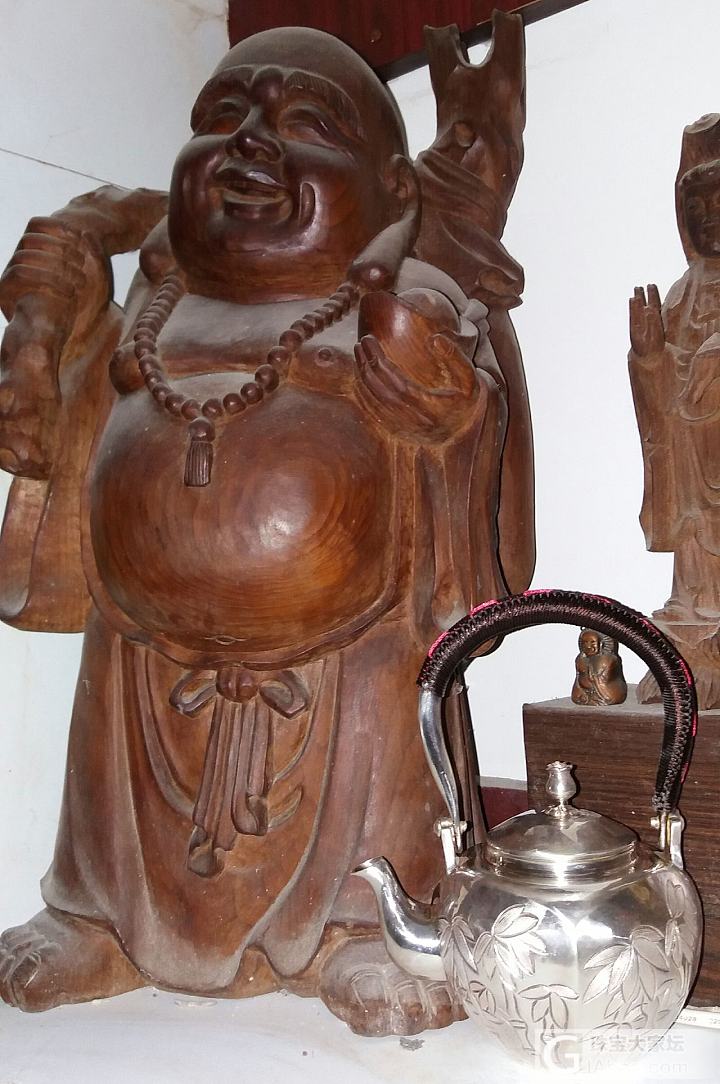 今天买了一手工银壶_银器银