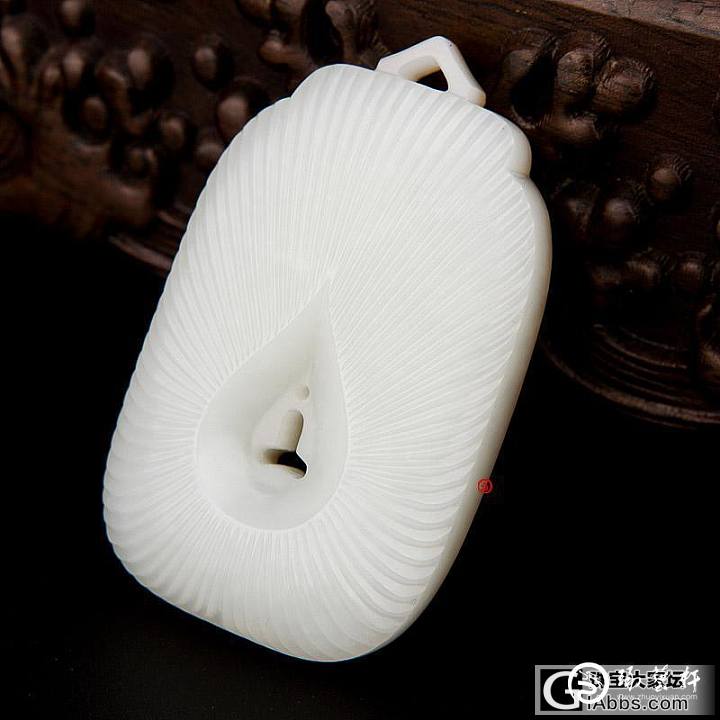 佛在心中玉牌_白玉和田玉
