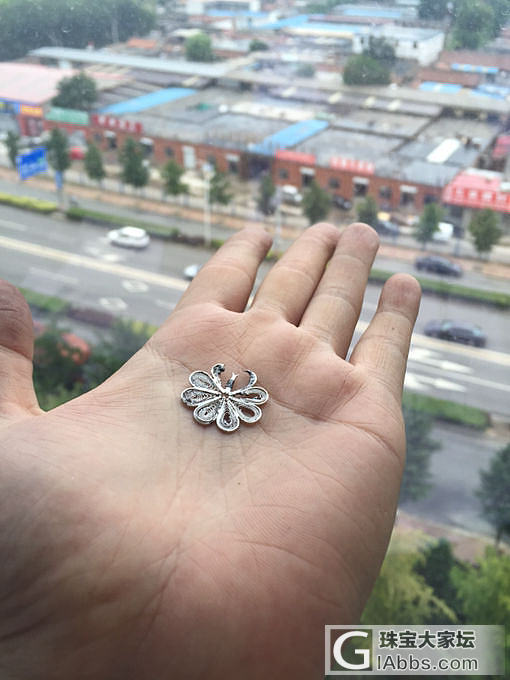 一个上午掐了个形出来_饰品制作银