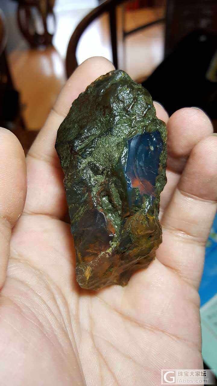 直播多米尼加开料，我朋友圈的人都看不懂，啧啧～_琥珀蜜蜡