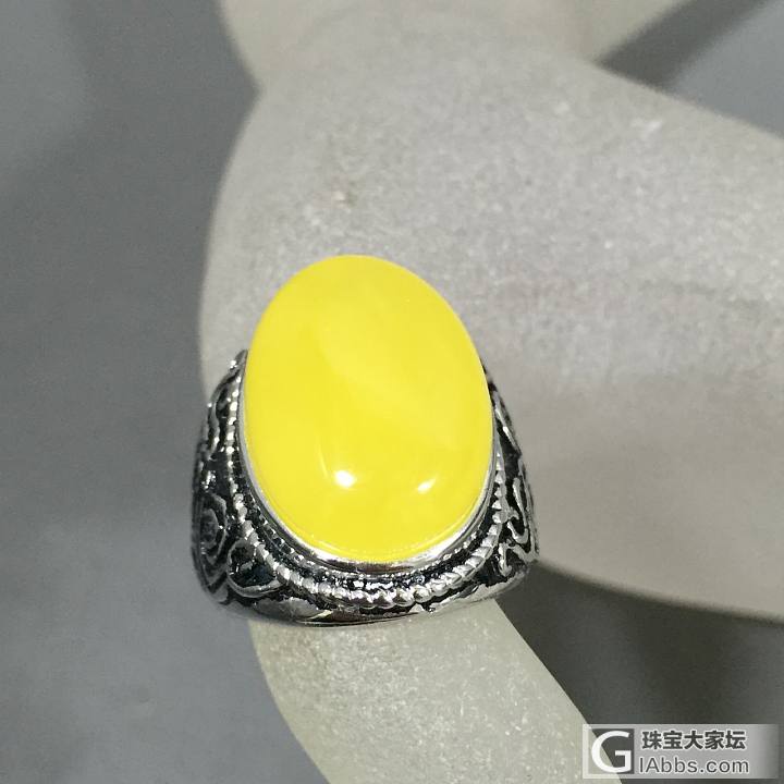 很久没来，老号忘记，又一次从头开始，希望本帖成为DlY戒指的模板_打磨琥珀蜜蜡