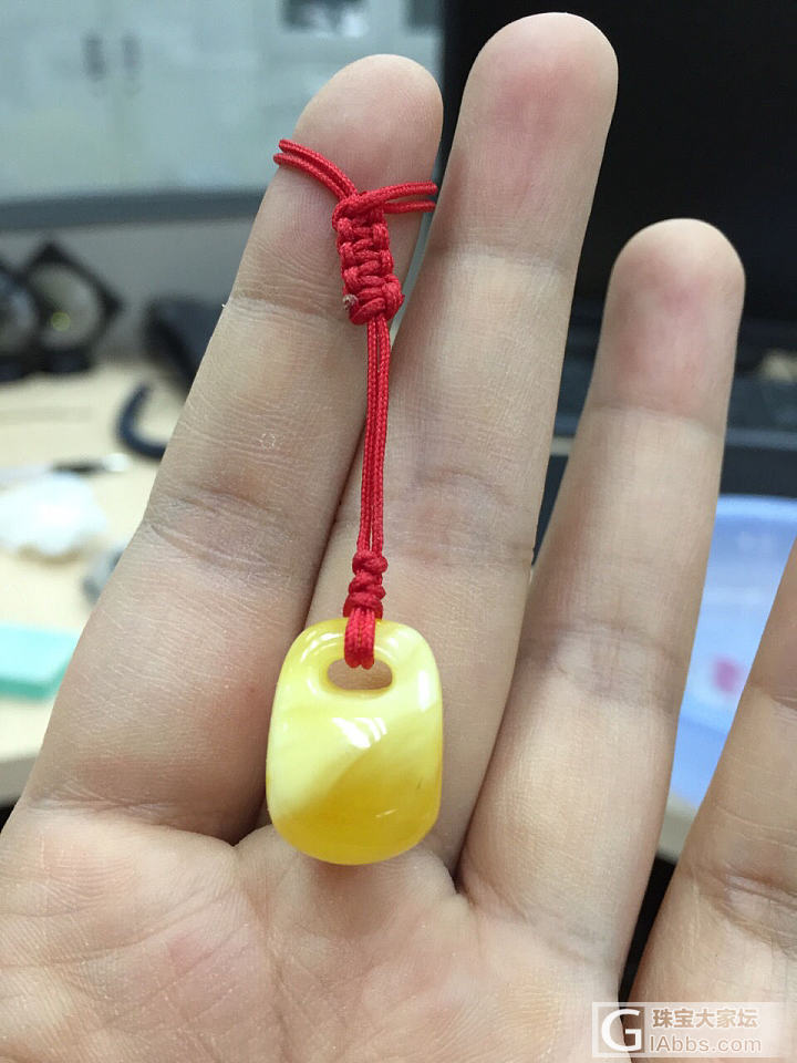 又一小锁_琥珀蜜蜡