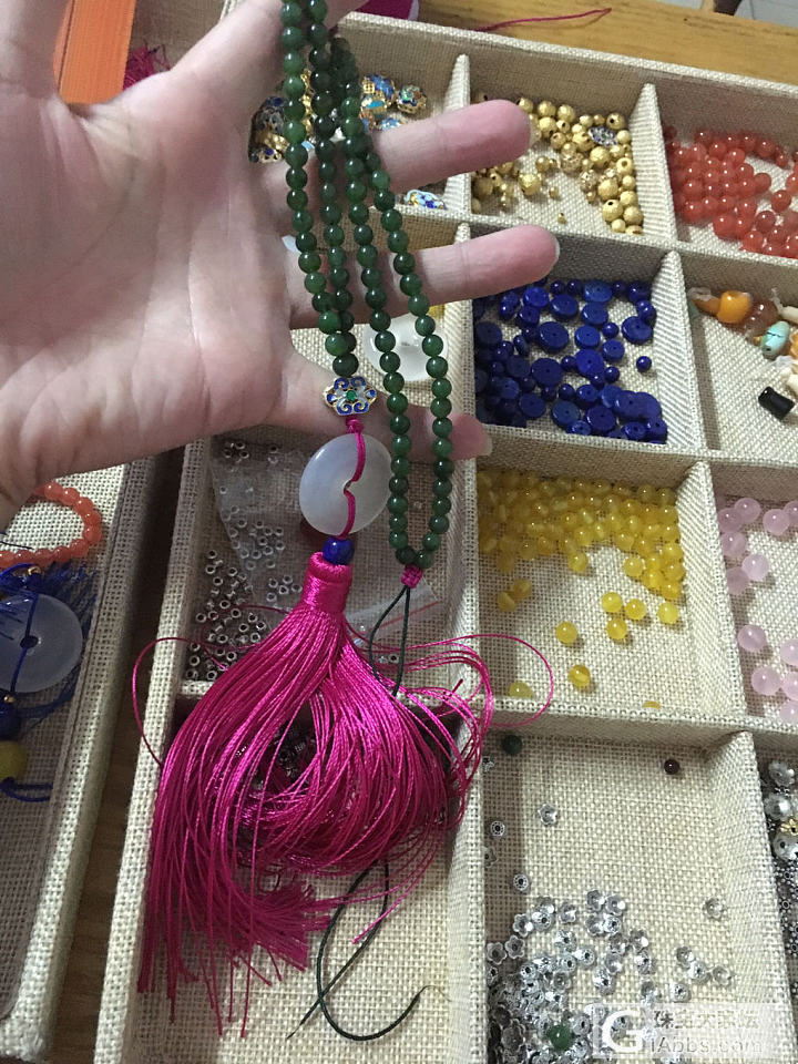 手还是有点笨，半天也就这一个工程😅_编绳