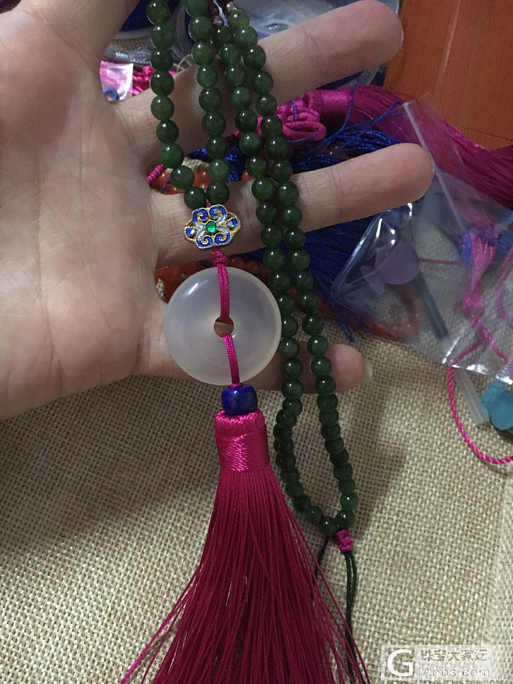手还是有点笨，半天也就这一个工程😅_编绳