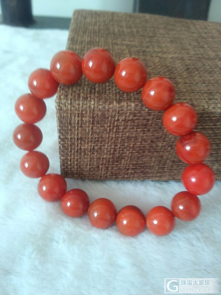 [色]红红火火南红玛瑙柿子红手链11.5mm[色]_珠串南红
