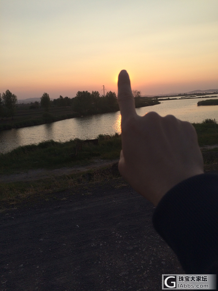 等待夕阳的几张图_摄影