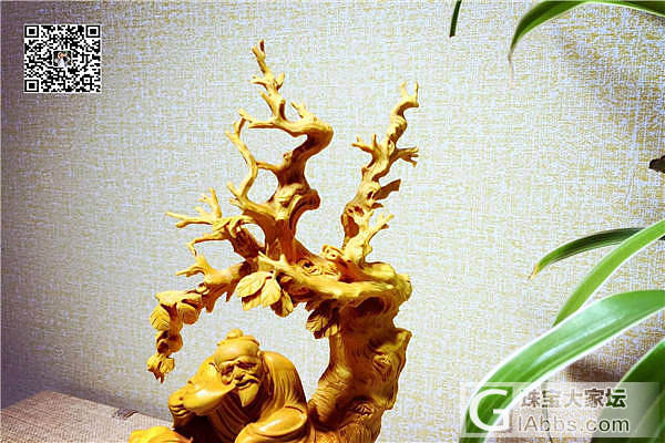 黄杨木老料 [品味人生] 手工精作_摆件黄杨木