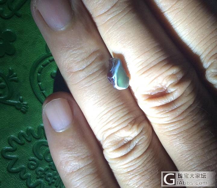 变石原石，不用磨好想就可以用了。_原石金绿宝石
