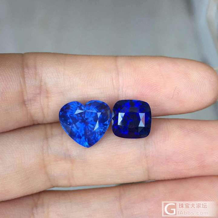 4颗蓝宝石哪个颜色好呢。。价格差不多_蓝宝石刻面宝石