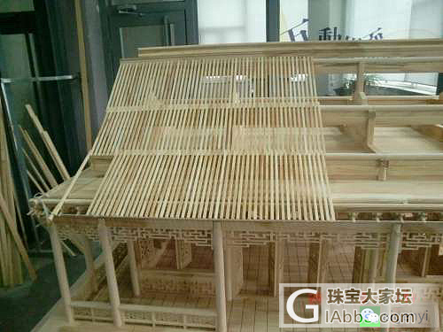 七夕节给女友特别的礼物，为女友造一座行宫_木工模型