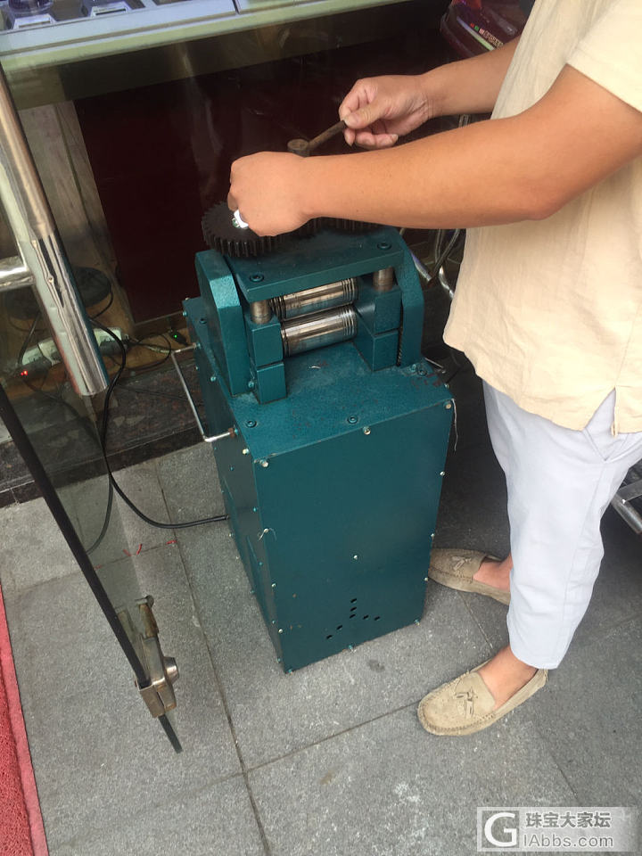 男士项链打完了、177.28g、损耗是0.04g_金