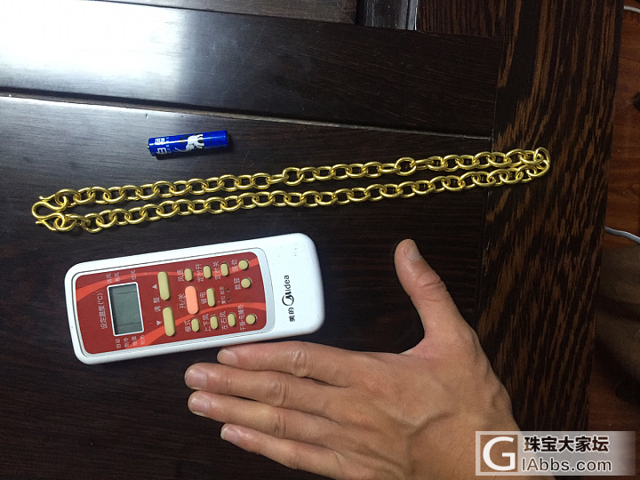 男士项链打完了、177.28g、损耗是0.04g_金
