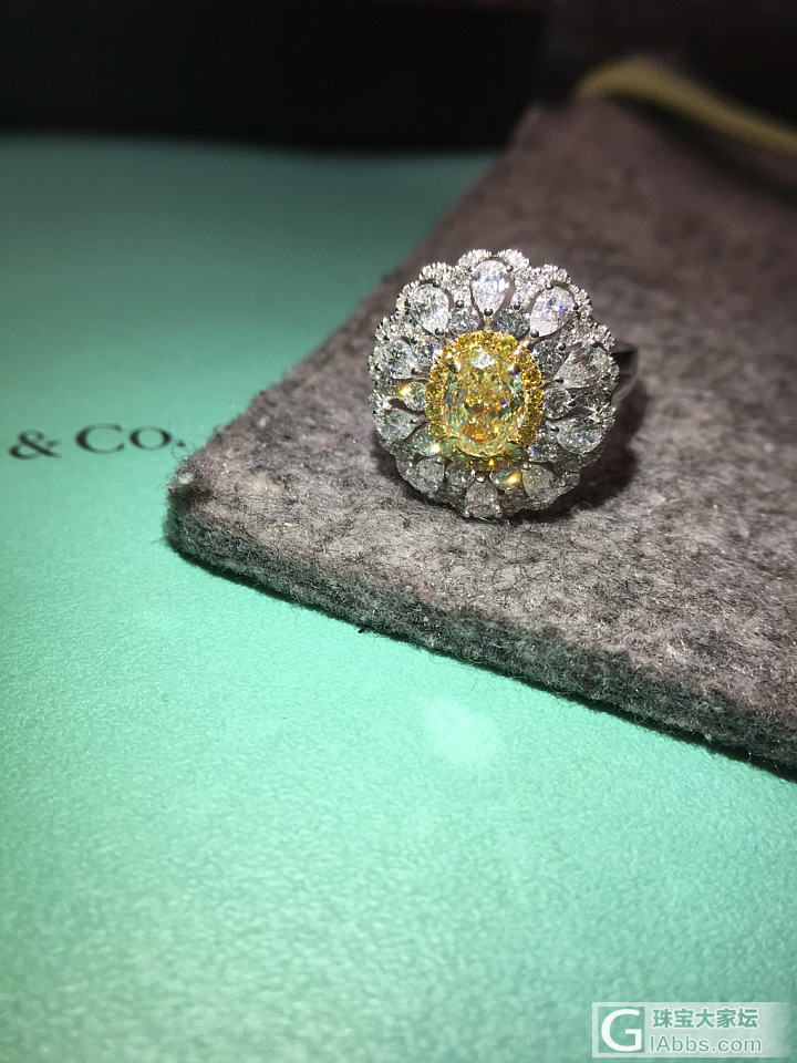 黄钻戒指1.02ct_戒指彩钻