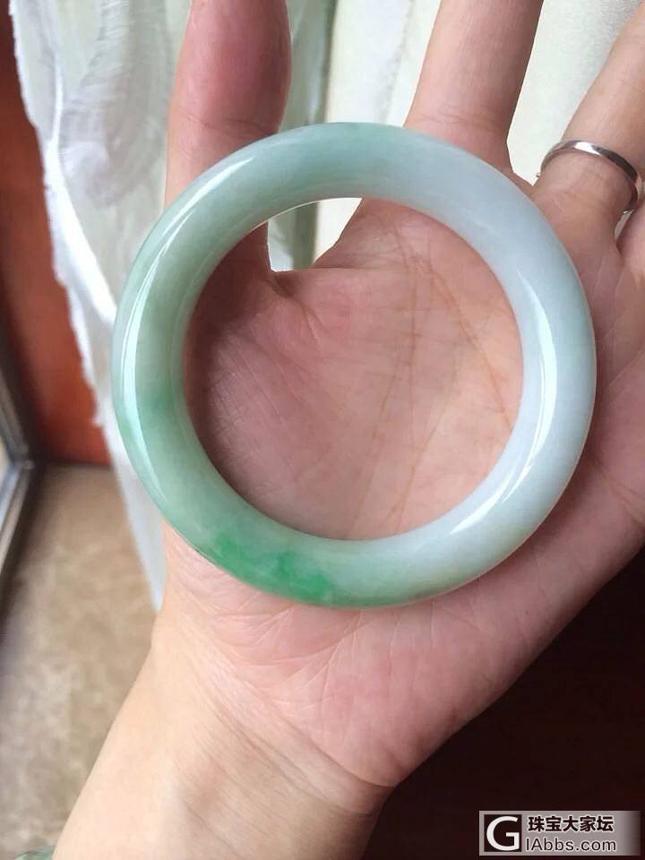 时隔两年，筹米转干货，五环镯子之翡翠_手镯银翡翠和田玉