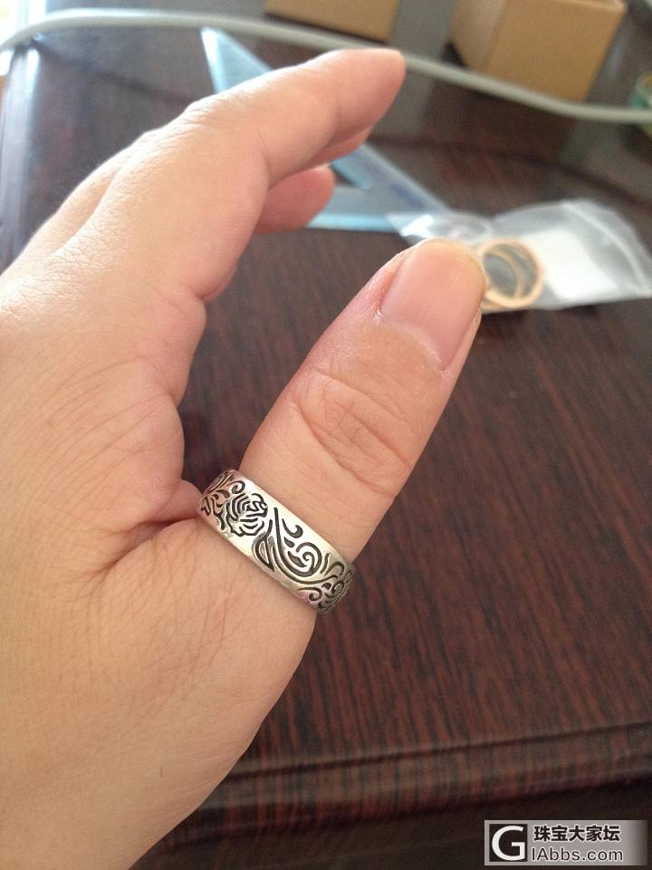 80元买的银戒指 没戴过 现在60一个包邮 15号圈_银戒指
