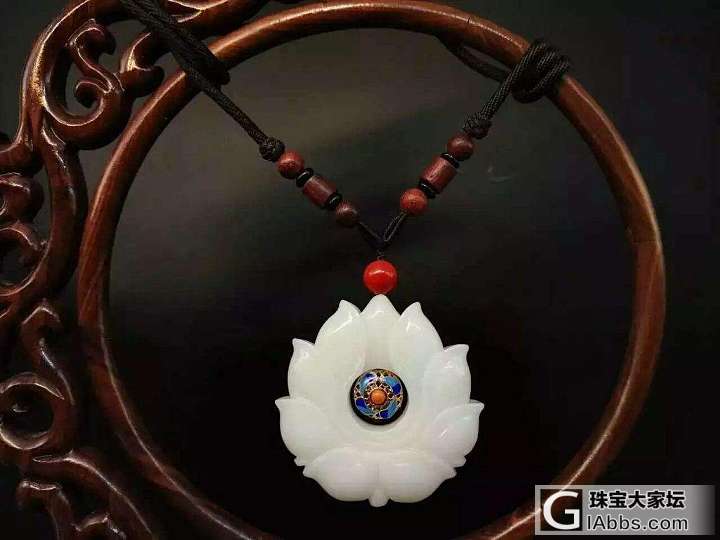 玉化车磲     简直跟白玉一样 漂亮_砗磲