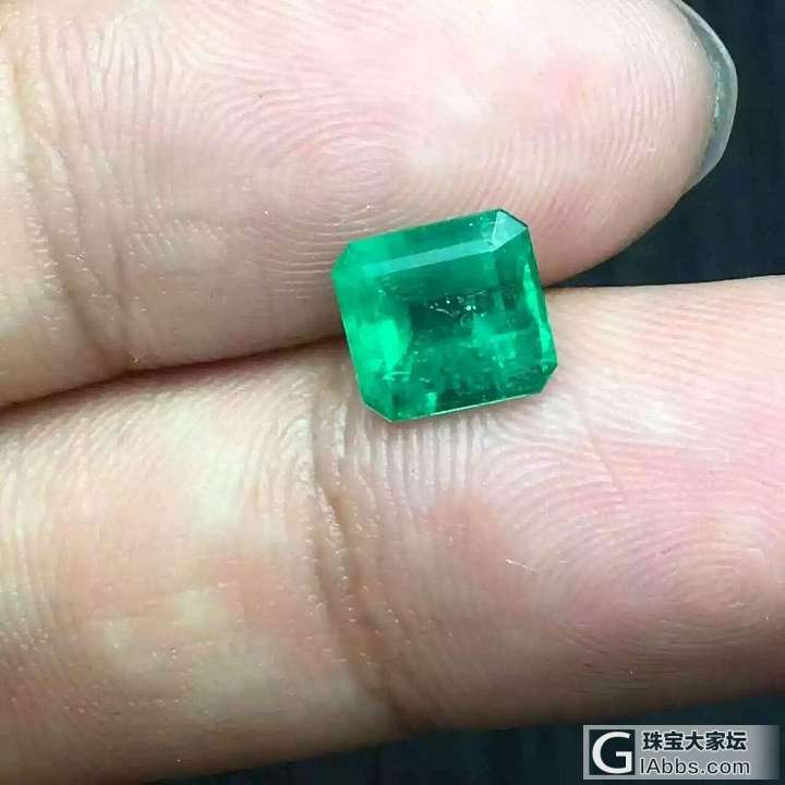 祖母绿裸石上菜_刻面宝石祖母绿