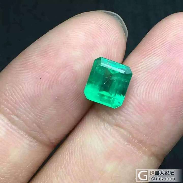 祖母绿裸石上菜_刻面宝石祖母绿