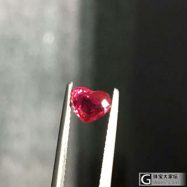 红宝石裸石！证书上写缅甸的。_红宝石