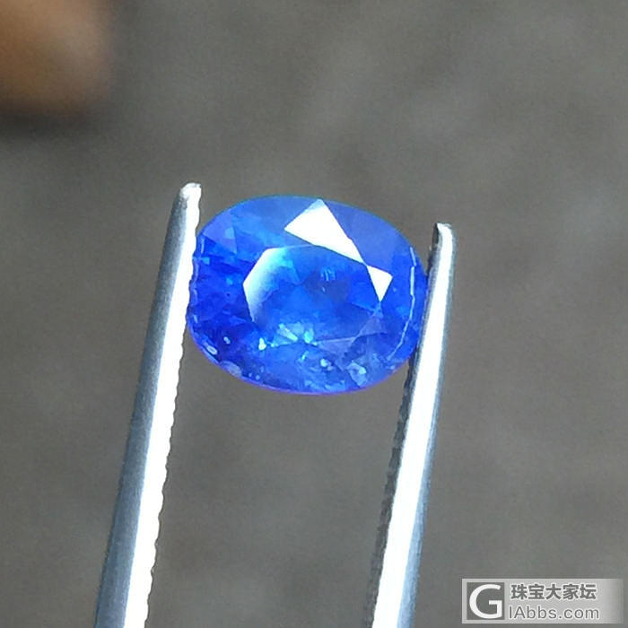 ［皇家彩宝－蓝宝石］1.93ct 蓝宝石 产地缅甸_刻面宝石蓝宝石