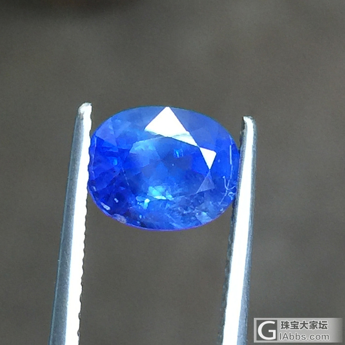 ［皇家彩宝－蓝宝石］1.93ct 蓝宝石 产地缅甸_刻面宝石蓝宝石