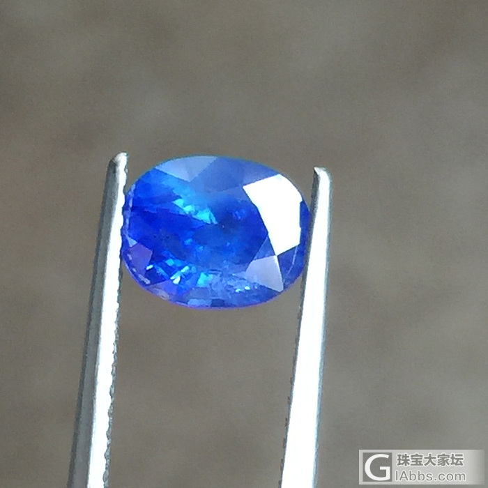 ［皇家彩宝－蓝宝石］1.93ct 蓝宝石 产地缅甸_刻面宝石蓝宝石