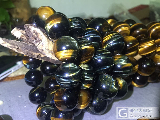 顶级虎眼手串:)_虎眼石
