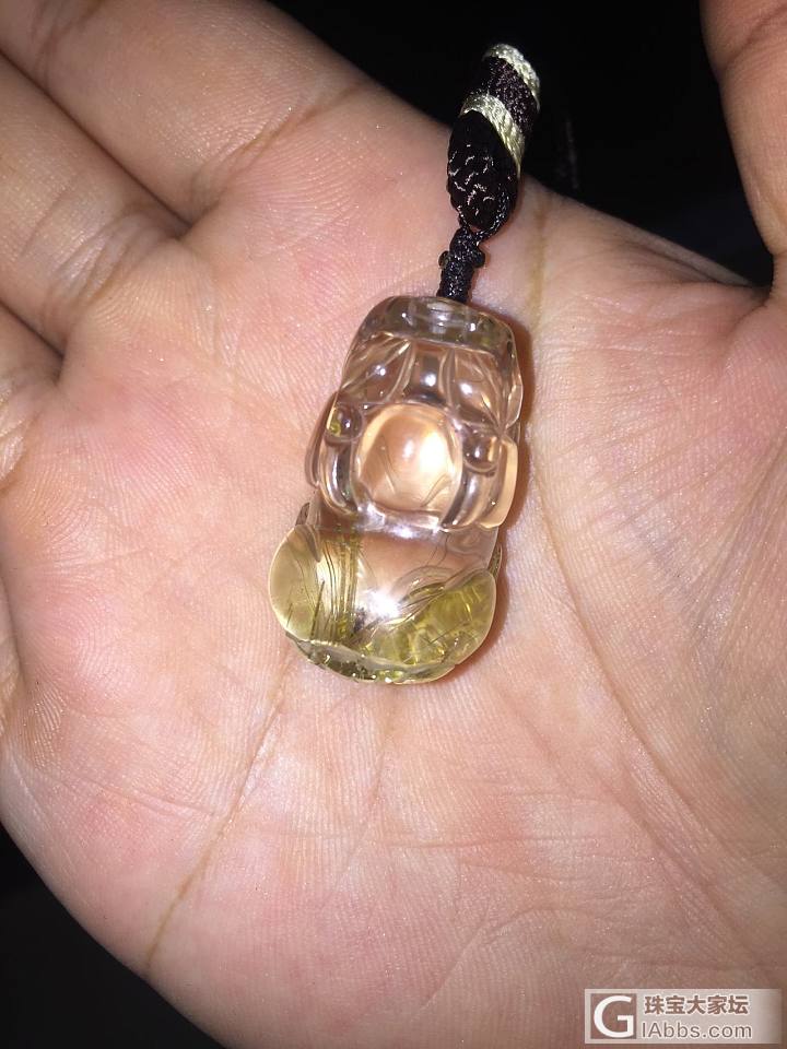 大家帮忙看看这个发晶貔貅怎么样！是真的吗？_发晶
