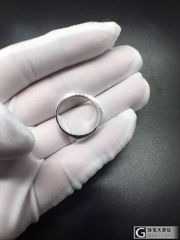 个性定制铂金男戒_铂戒指