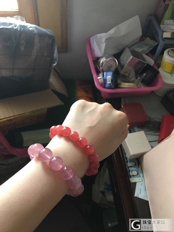 我的红纹手串_珠串红纹石