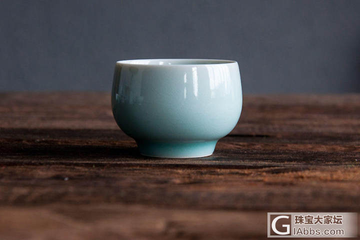 龙泉青瓷雷慧仙荷花手工杯_茶具瓷器