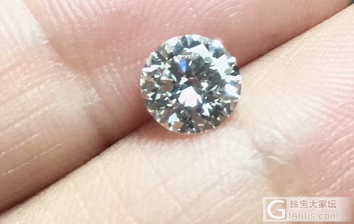 【精灵】1.02ct vvs2 I色纯净的钻石 代镶嵌款式刻字 纯净 超级闪_钻石