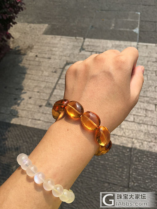 无聊晒串串之随形黄水晶_黄水晶珠串