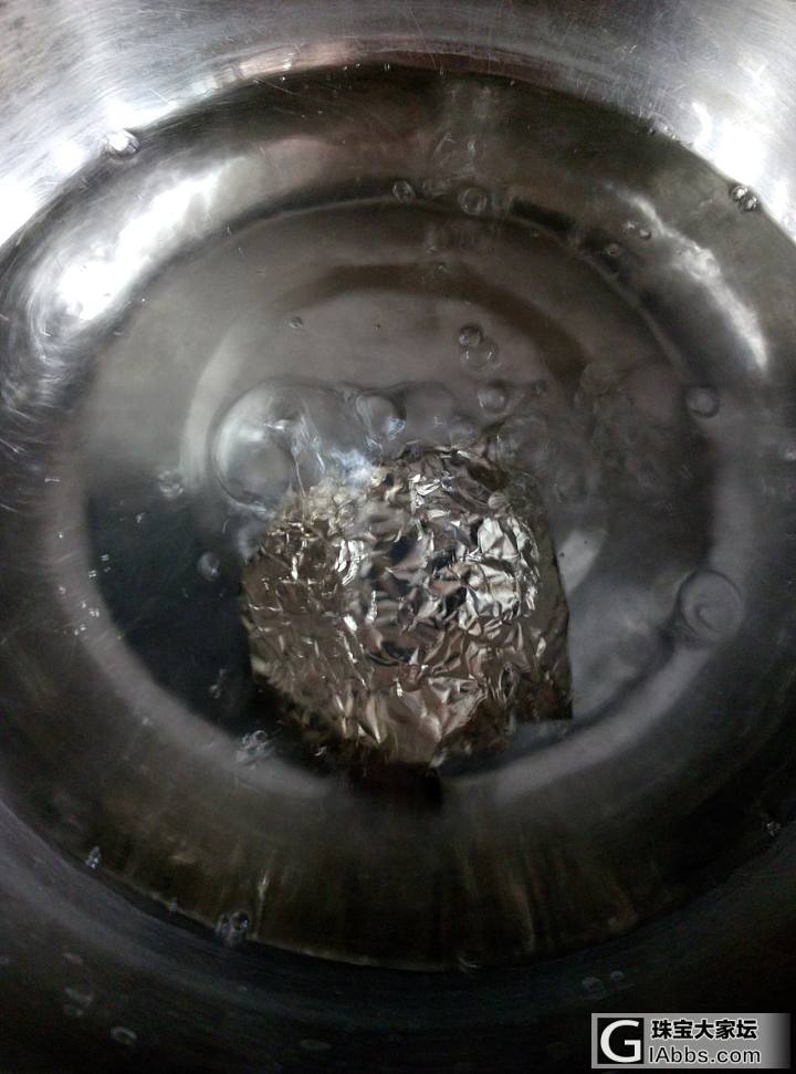 咸鱼收的全新老世兴小唐家的蒜头小花镯子收到了 刚收到就下锅 哑光变亮光（多图）_手镯银