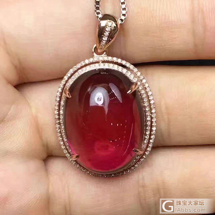 完美红碧玺_碧玺