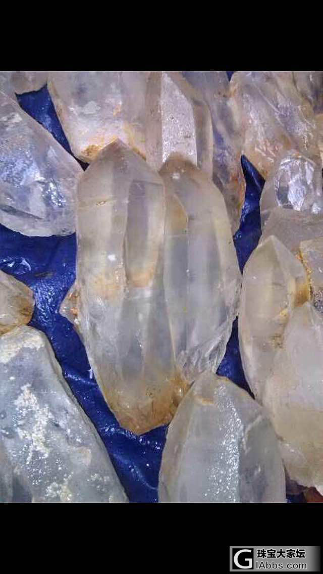 我处有水晶原矿_原石白水晶