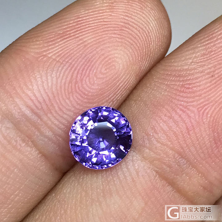 紫色尖晶_刻面宝石尖晶石