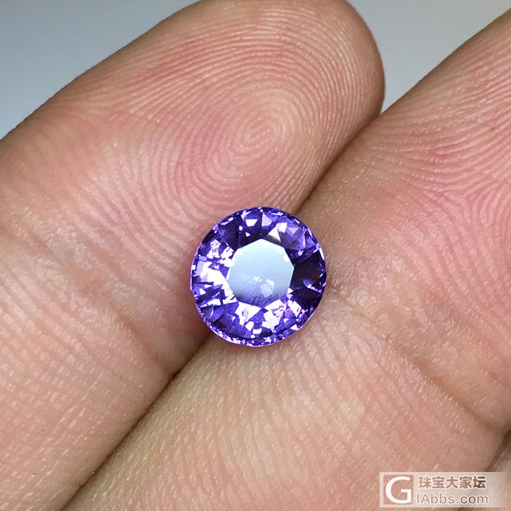 紫色尖晶_刻面宝石尖晶石