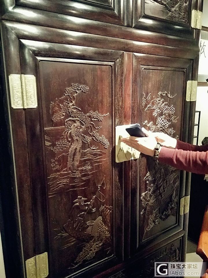 这样的小叶紫檀我还是第一次见！_家具小叶紫檀