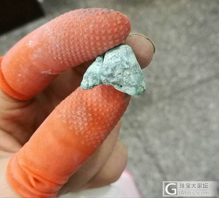 无聊的周末闲在家磨戒面_打磨松石