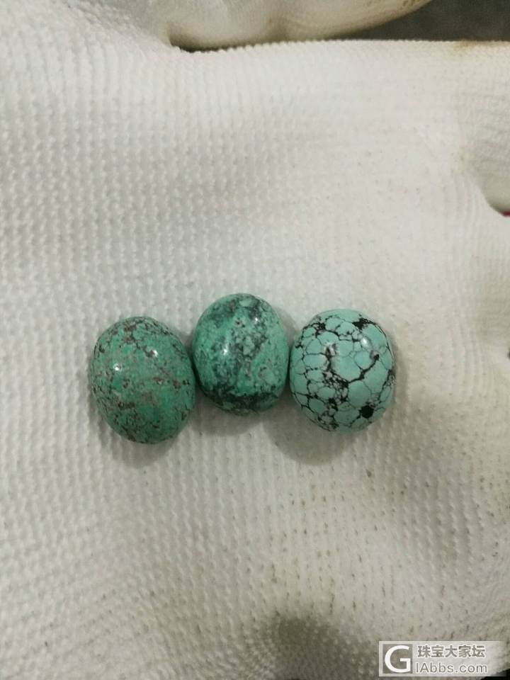 无聊的周末闲在家磨戒面_打磨松石
