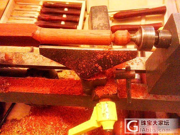 《一言不合就车珠子》制作过程慢慢更新_木工木珠串饰品制作