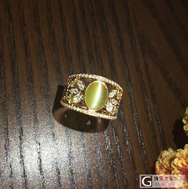 ##中颐旗舰荣誉出品天然金绿猫眼戒指##  3.81ct  EGL证书_戒指猫眼金绿宝石中颐彩色宝石