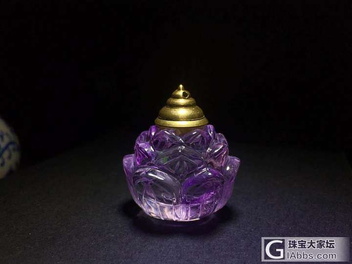 天然紫水晶宝瓶嘎乌盒_宗教类